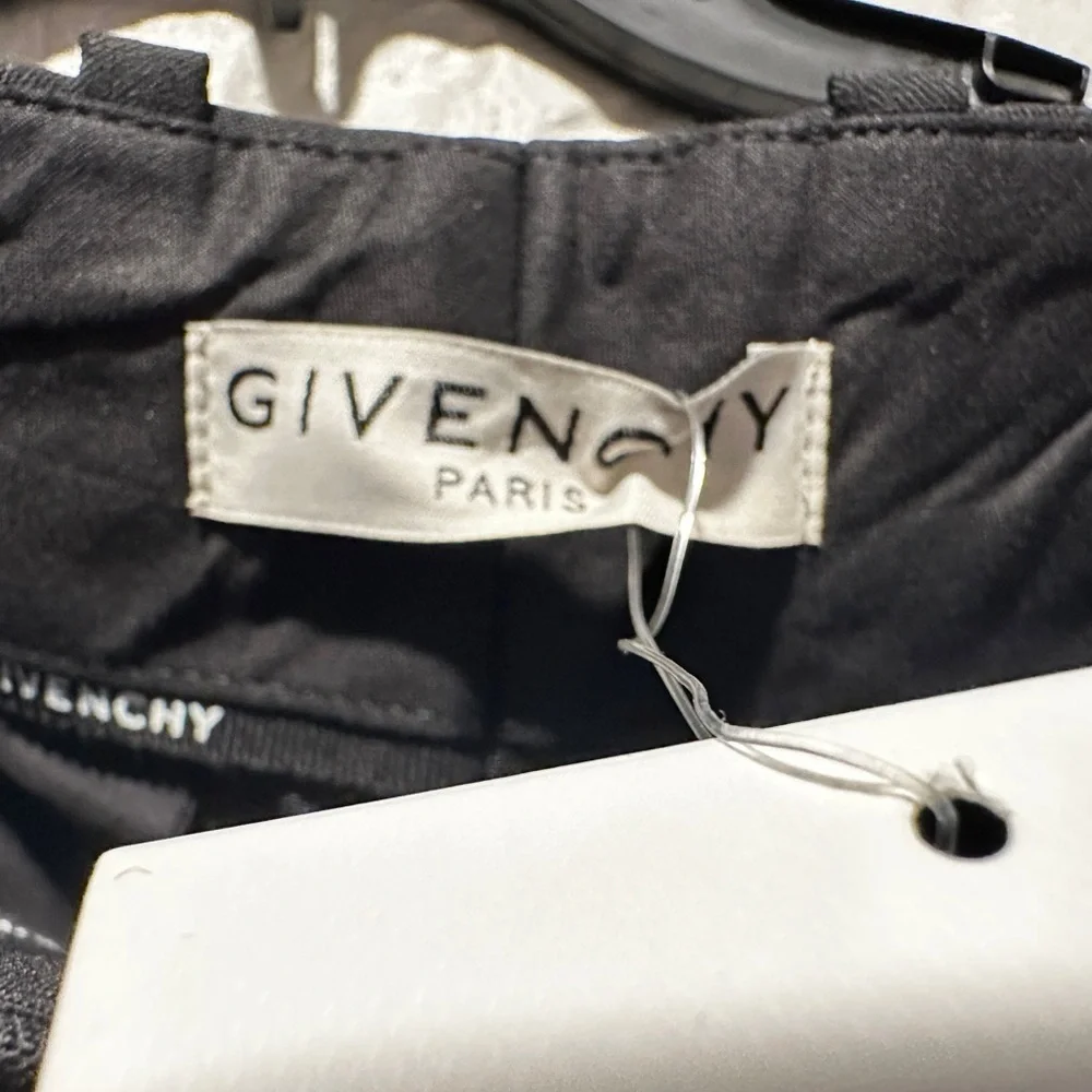 New Givenchy Wool Tailored Cropped Trousers Size 36